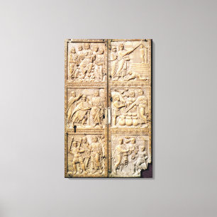 Impressão Em Tela Diptych que mostra os milagre do cristo