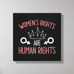 Impressão Em Tela Direitos das mulheres Direitos das mulheres