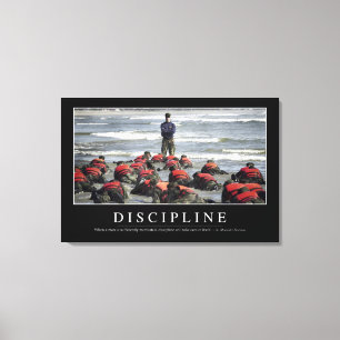 Impressão Em Tela Disciplina: Citações inspiradas