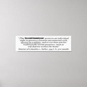 Impressão Em Tela Distrito de Columbia v Heller, 554 E.U. 570 2008