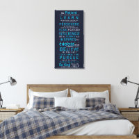 Ditos Positivos Motivacionais, Elétrico, Azul Mari