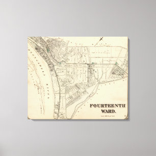 Impressão Em Tela Divisão 14 de Pittsburgh, Pennsyvania 2