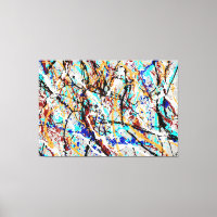 DIVISOR COLORIDO LI - Pintura de ação - Abstrato-