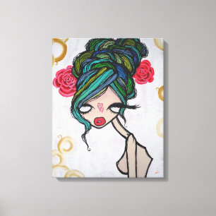 Impressão Em Tela Do "canvas da beluga bebê", 16x20