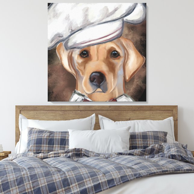 Impressão em Tela do Labrador Retriever (Insitu(Quarto))