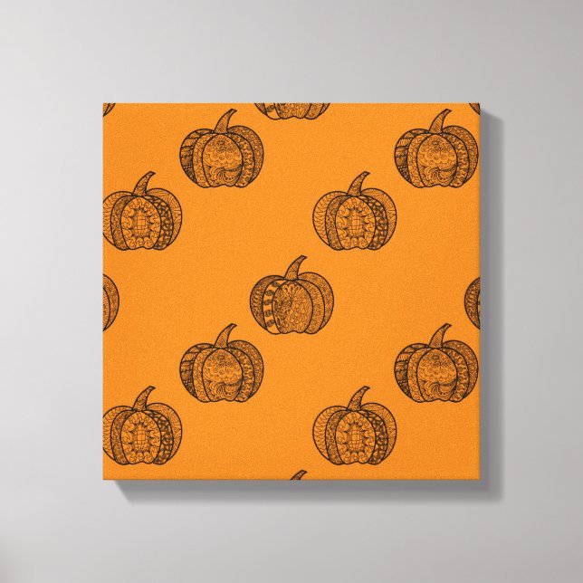 Impressão Em Tela Dodores de Halloween Boho mandala bombeiros outono (Frente)