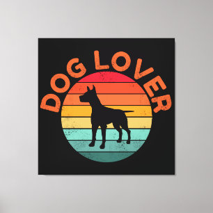 IMPRESSÃO EM TELA DOG LOVER