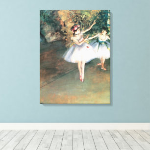 Impressão Em Tela Dois dançarinos em um palco de Edgar Degas, Arte A