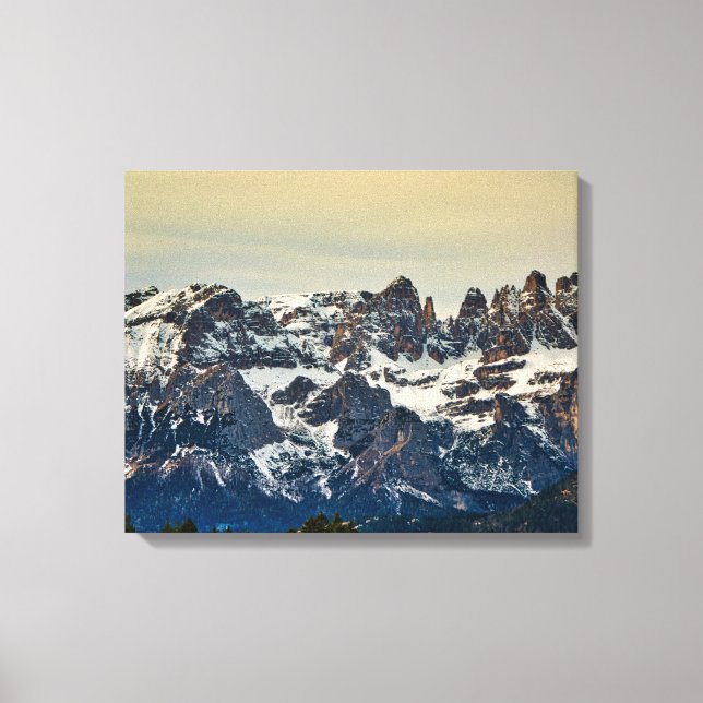 Impressão Em Tela Dolomites, Alpes italianos (Frente)