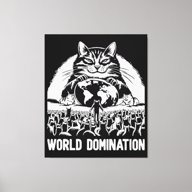 Impressão Em Tela Domínio Mundial 1 (Frente)