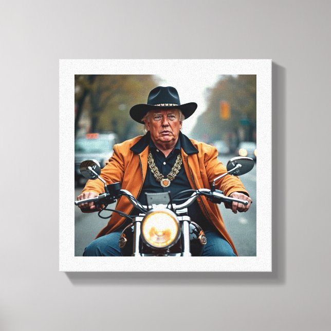 Impressão Em Tela Donald Trump (Frente)