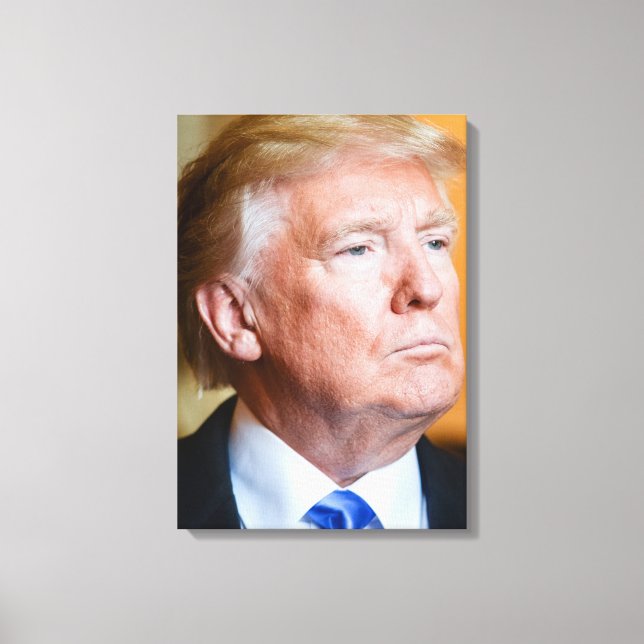 Impressão Em Tela Donald Trump Portrait (Frente)
