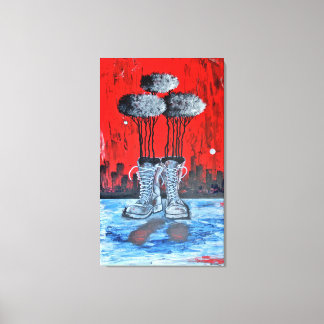 Impressão Em Tela Donde La Huella Quedó Marcada