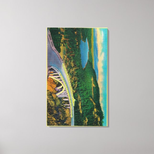 Impressão Em Tela Donner Memorial Bridge e (Frente)