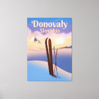 Donovaly Slovakia Ski poster.