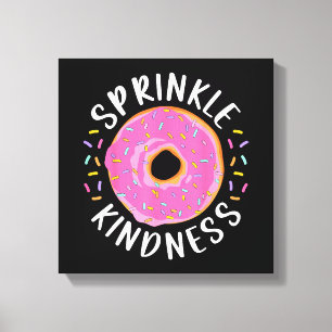 Impressão Em Tela Donut Recheio Com Bondade Camiseta Feminina Funny