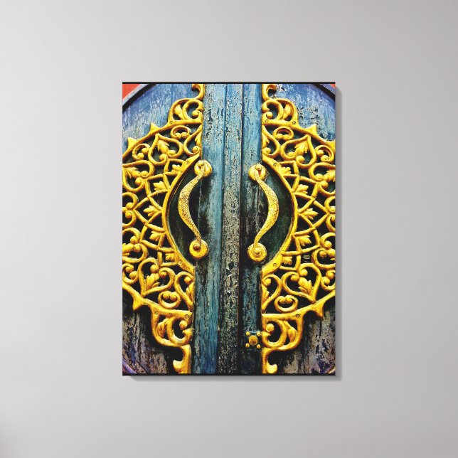 Impressão Em Tela Dourada Carcaça (Frente)