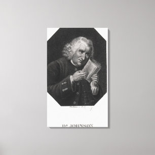 Impressão Em Tela Dr. Samuel Johnson