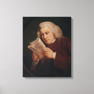 Impressão Em Tela Dr. Samuel Johnson 1775