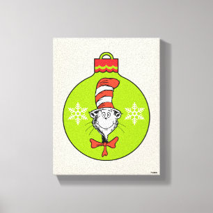 Impressão Em Tela Dr. Seuss Gato clássico no chapéu