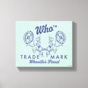 Impressão Em Tela Dr. Seuss O melhor logotipo da Who-ville