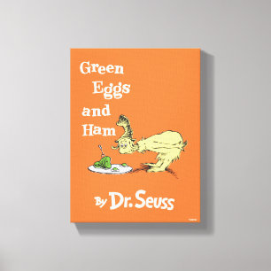 Impressão Em Tela Dr. Seuss Ovos Verdes e Presunto