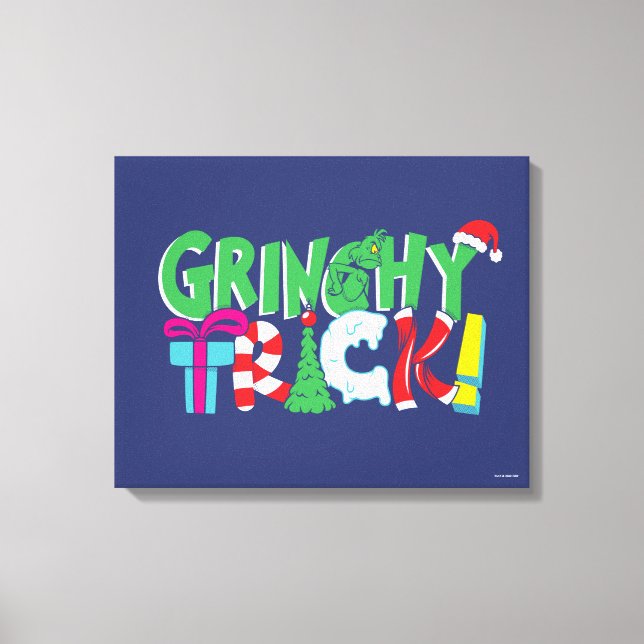 Impressão Em Tela Dr. Seuss | Truque Grinchy (Frente)