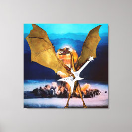 Impressão Em Tela Dragão atômico