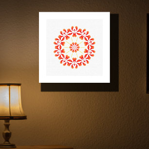 Impressão Em Tela dragão mandala