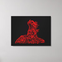 Dragão vermelho pequeno