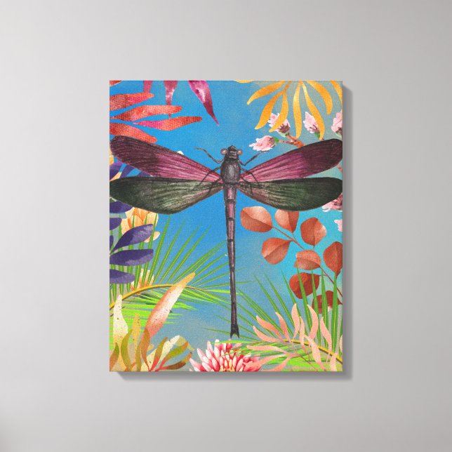 Impressão Em Tela Dragonfly (Frente)
