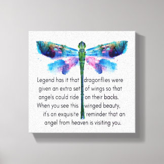 Impressão Em Tela Dragonfly e Angels