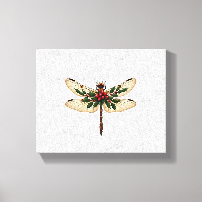 Impressão Em Tela Dragonfly Holly Winged (Frente)