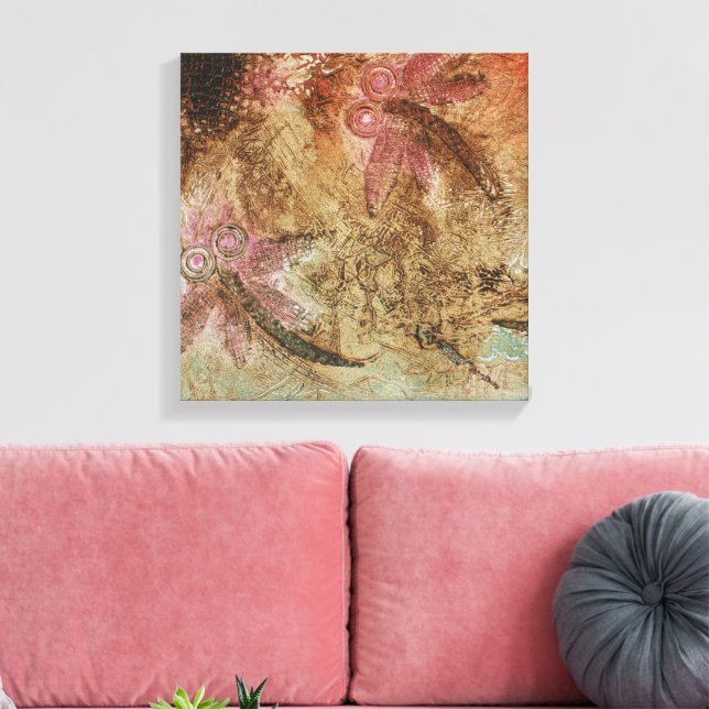 Impressão Em Tela Dragonfly Rustic Dreaming (Insitu(Sala de estar))