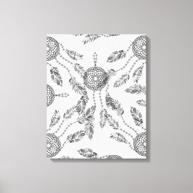 Impressão Em Tela Dream Catcher Design 6 (Frente)