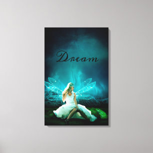 Impressão Em Tela Dream Fada e Sapo