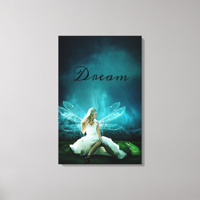 Impressão Em Tela Dream Fairy e Sapo (Frente)