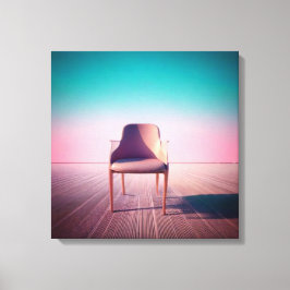 Impressão Em Tela Dreamscape Elegance: Cadeira Contemporânea no Grad