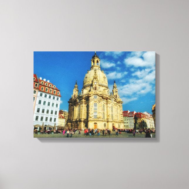 Impressão Em Tela Dresden Frauenkirche (Frente)