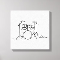 Drummer Music Design Um Tambor De Linha