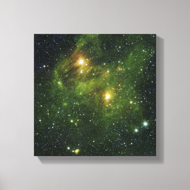 Impressão Em Tela Duas estrelas extremamente brilhantes (Frente)