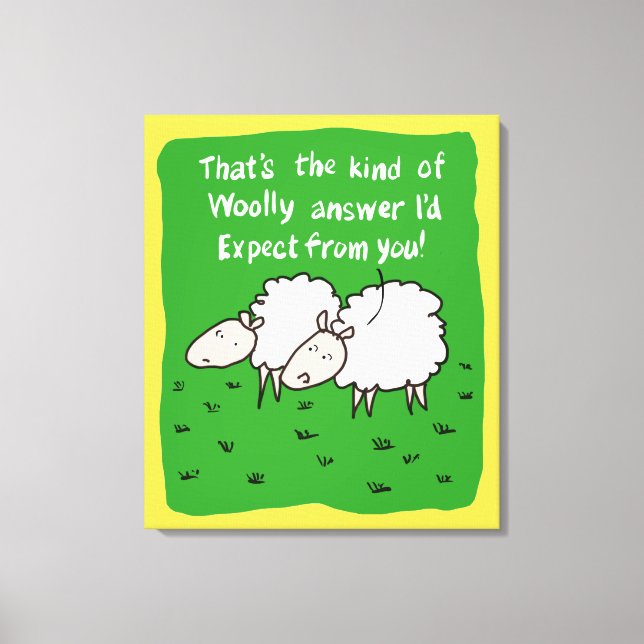 Impressão Em Tela Duas Ovinos a Bater num Campo (Frente)