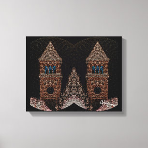 Impressão Em Tela Duas torres por Rofey