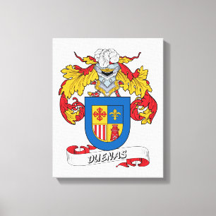 Impressão Em Tela Duenas Family Crest