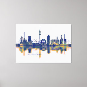 Impressão Em Tela Duisburg Skyline