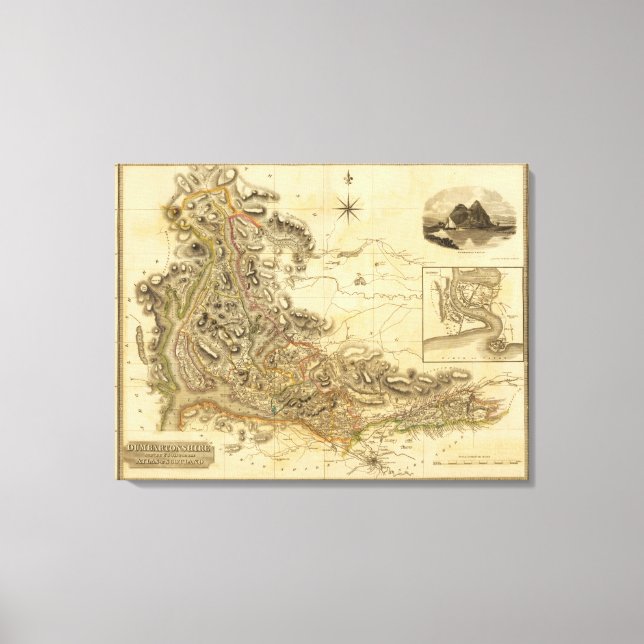 Impressão Em Tela Dumbartonshire (Frente)