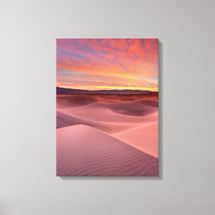 Impressão Em Tela Dunas de areia rosa, Vale da Morte, CA