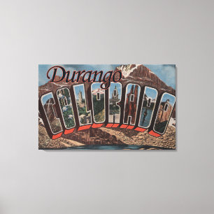 Impressão Em Tela Durango, Colorado - grandes cenas da letra