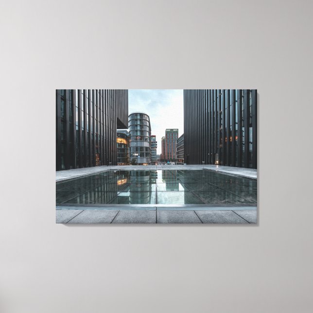 Impressão Em Tela Dusseldorf Alemanha (Frente)