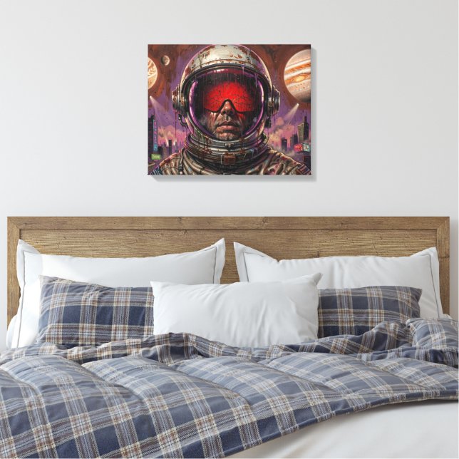 IMPRESSÃO EM TELA E O FUTURO SE ESCURECEU 8 (Insitu(Quarto))
